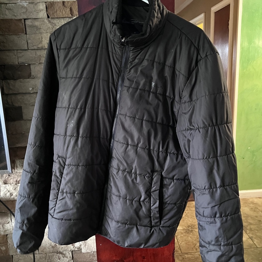Men's Black Quilted Jacket